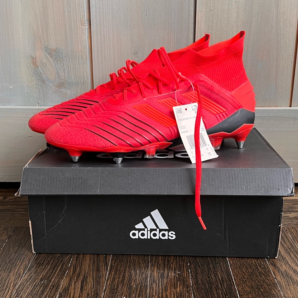 Adidas Predator Men’s 19.1 Soft Ground Soccer Cleats